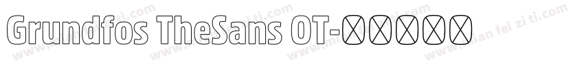 Grundfos TheSans OT字体转换